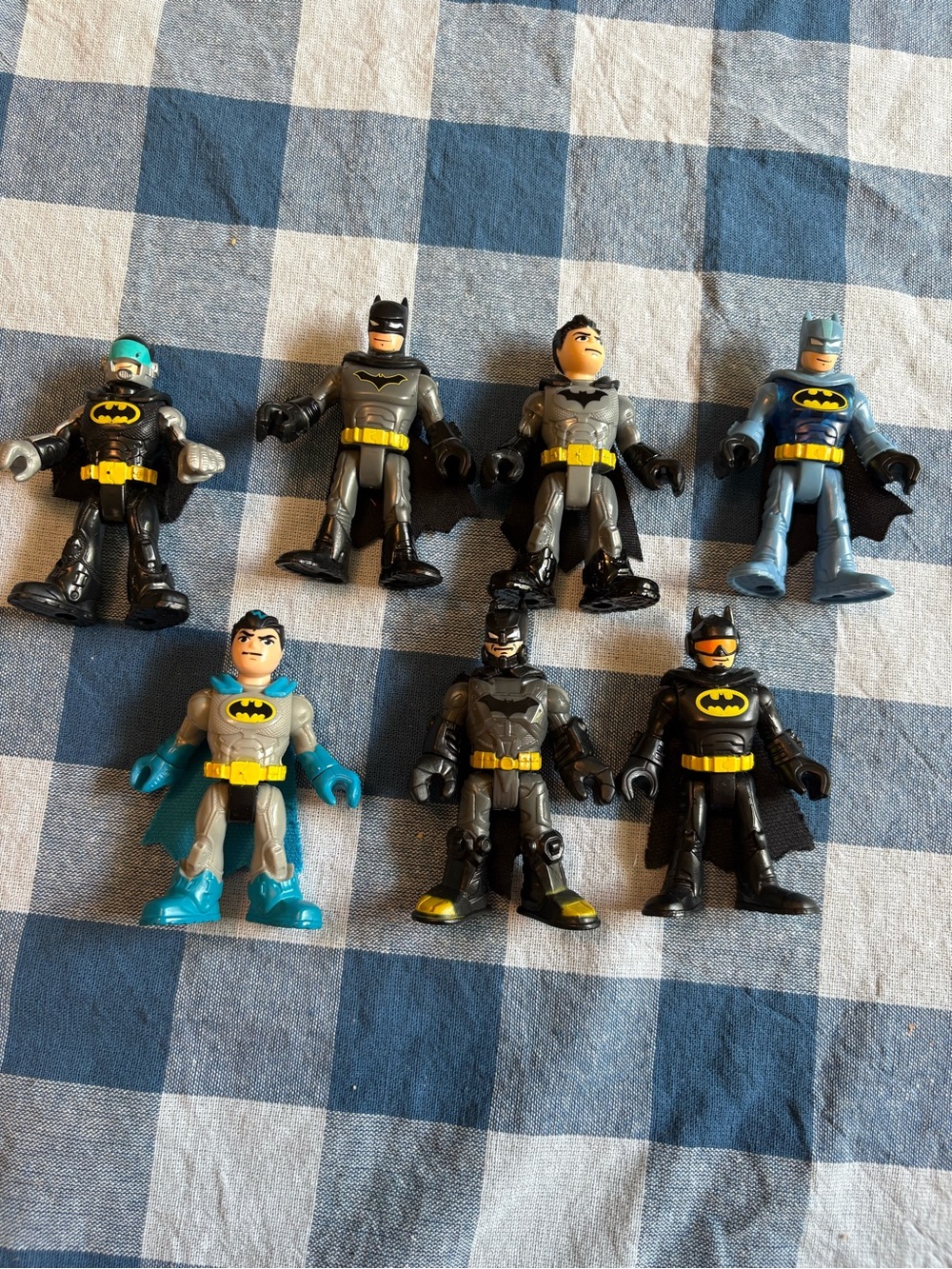 Batman Figure Pack - Assorted Colors Kids Toy Set 3in